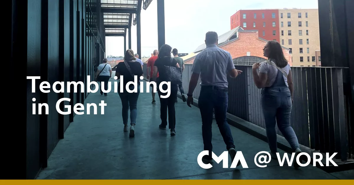 CMA op teambuilding naar Gent.